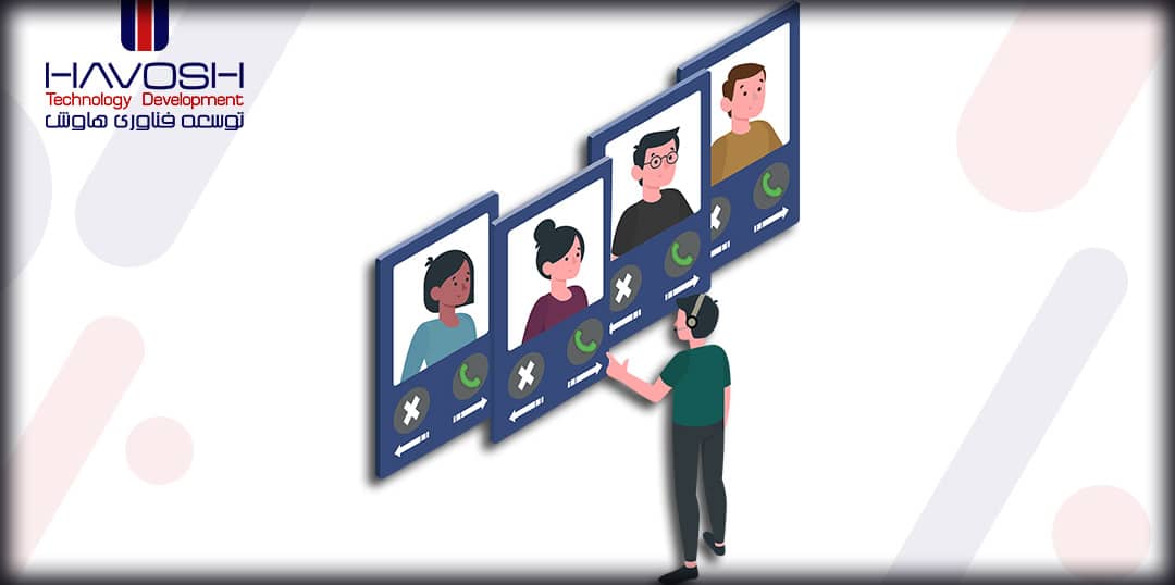 صف مجازی 13 صف مرکز تماس