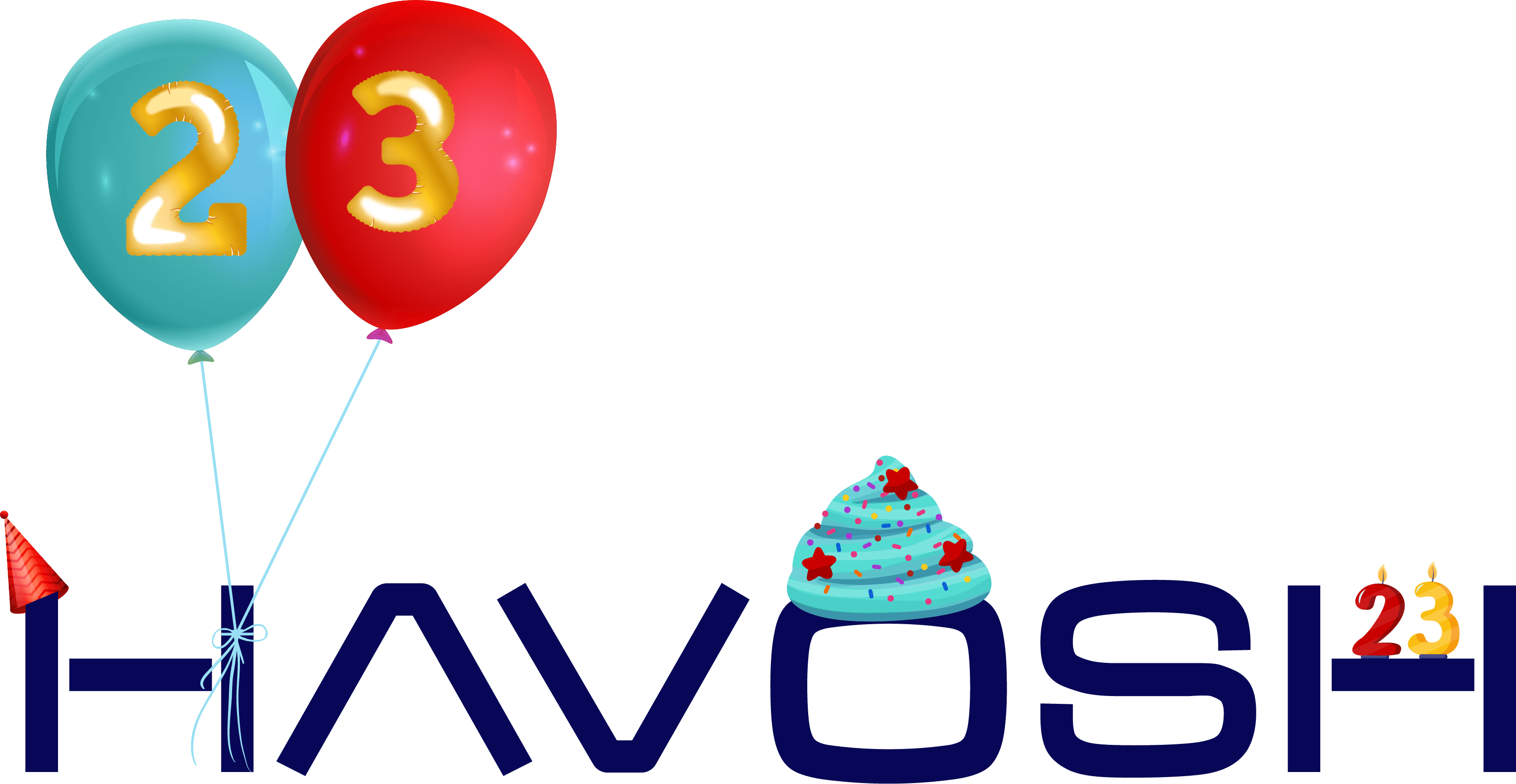 Havosh logo birthday