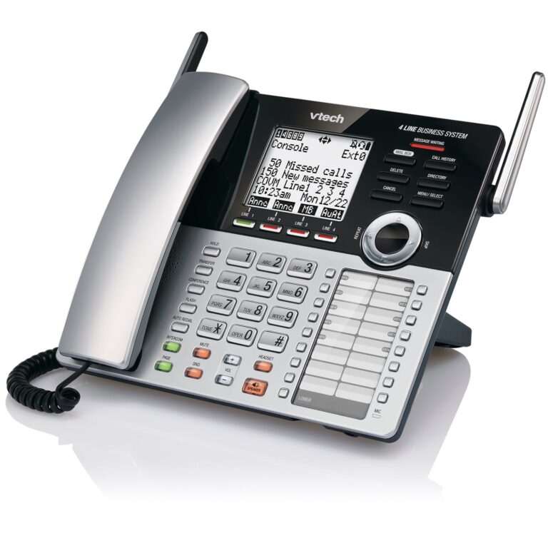 4 lines small business system 3 دستگاه تلفن کنسول مرکزی CM18445 Vtech