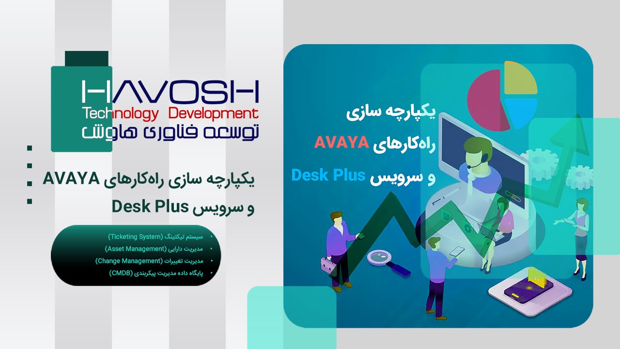 یکپارچه سازی راهکار‌های آوایا و سرویس Desk Plus